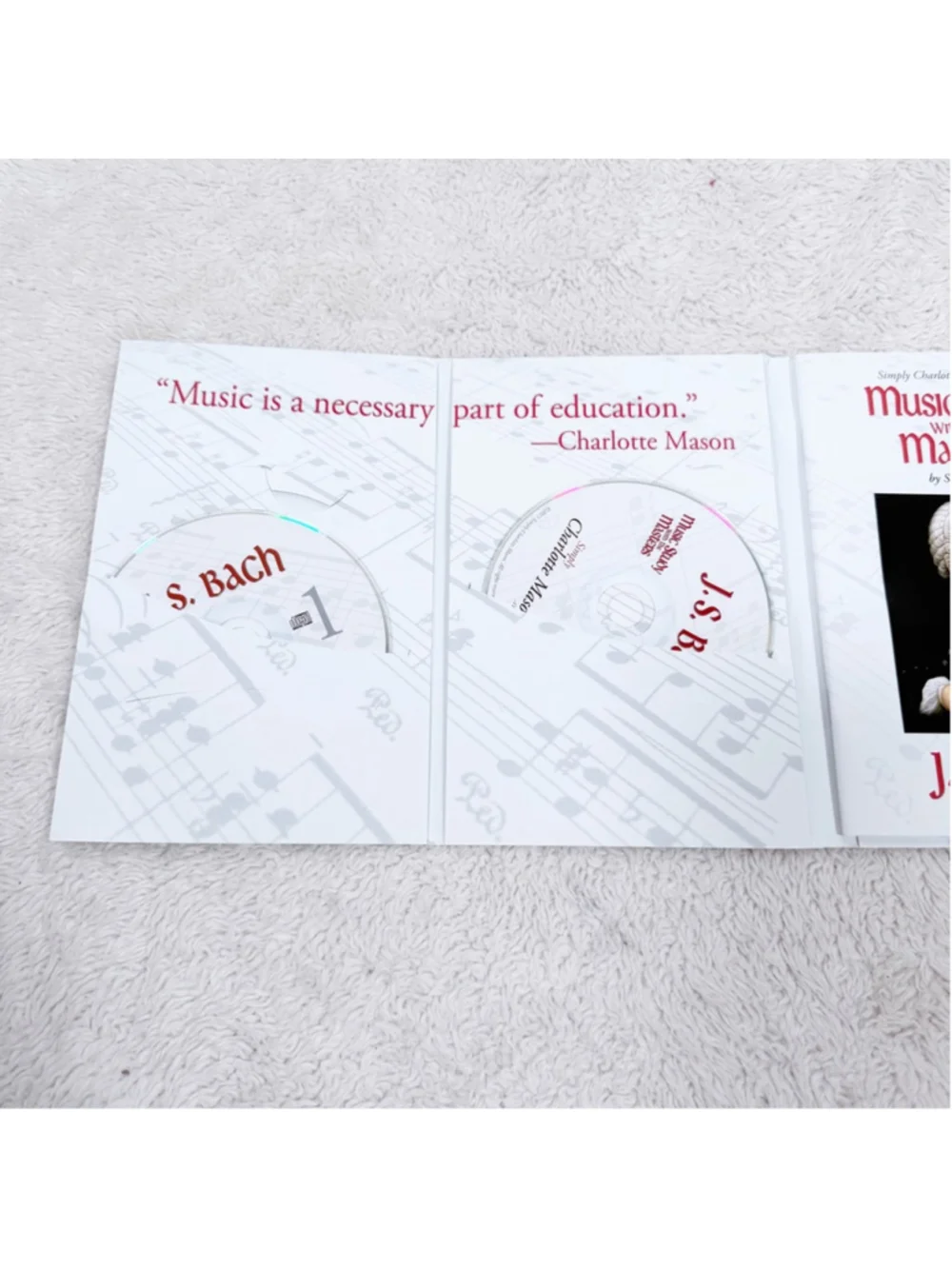 Music Study with the Masters J. S. Bach by Shafer CDs & Book Charlotte Mason